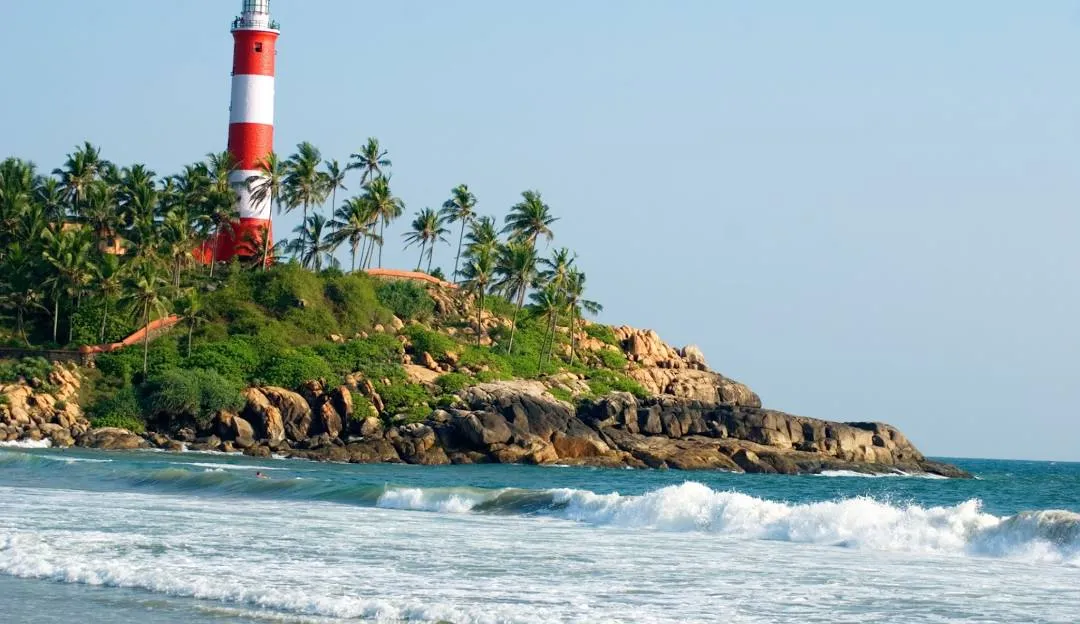 Kovalam beach in Kerala